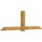 Ekena Millwork Eugene Rough Sawn Timber Gable Bracket, Western Red Cedar, 108"W x 36"H x 6"D x 6"F, 8/12 Pitch GBW108X36X0606EUG00RWR - alternate 5
